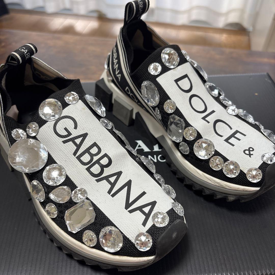 DOLCE&GABBANA サイズ22.5から23.0 キラキラスニーカー