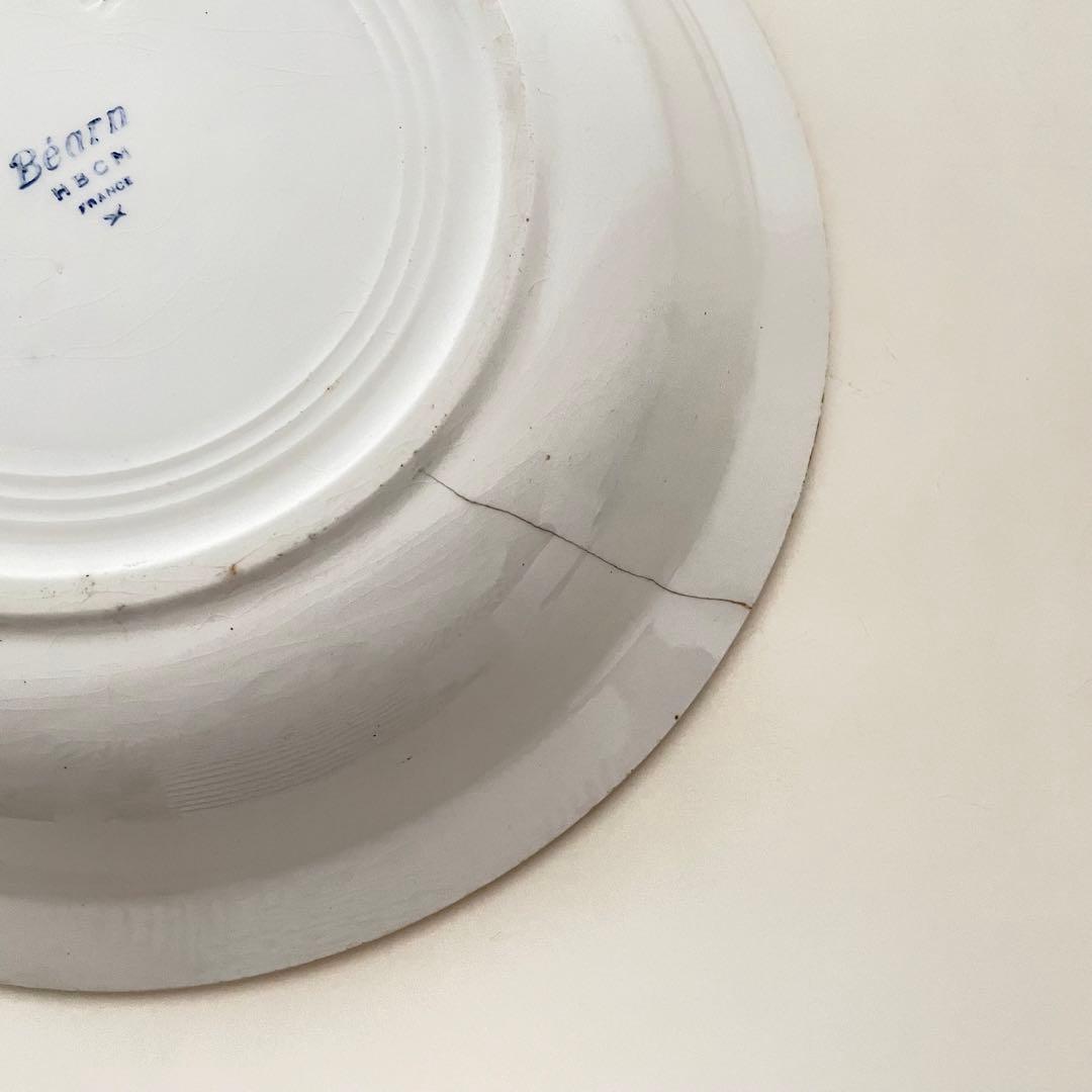 レア フランスアンティーク HBCM Béarnサラディエ バスク柄