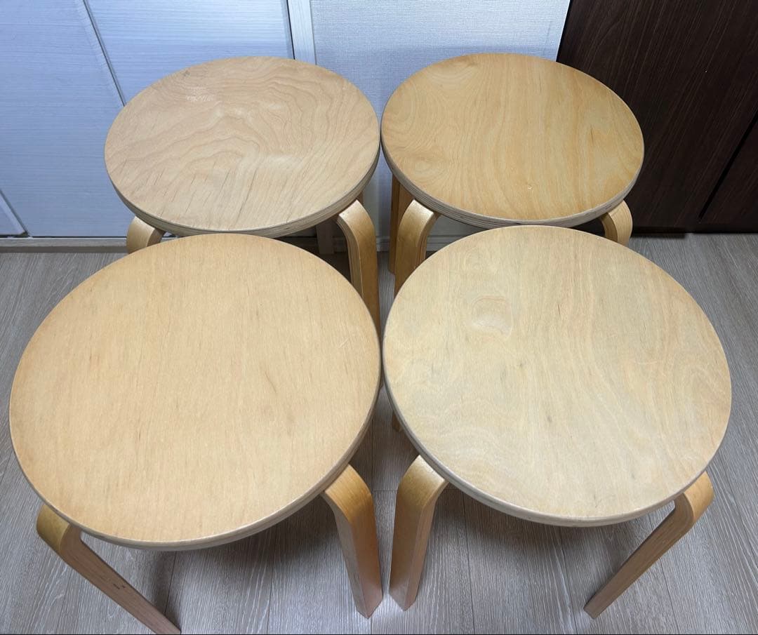 IKEA FROSTA フロスタ　スツール4脚