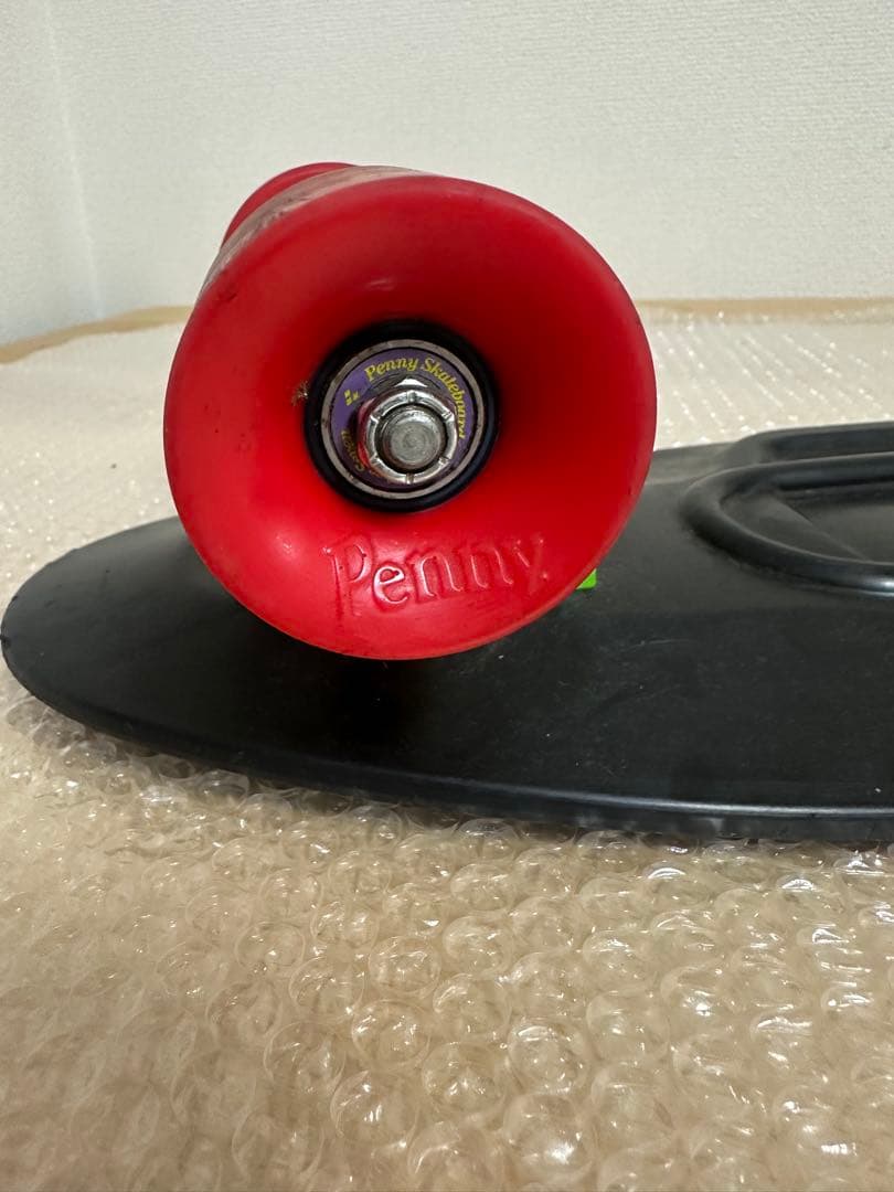 早い者勝ち ペニースケートボード ブラック ラスタカラー 27inch