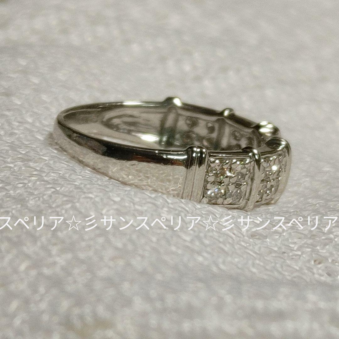 Pt900 ダイヤモンド0.50ctのデザインリング5.24g