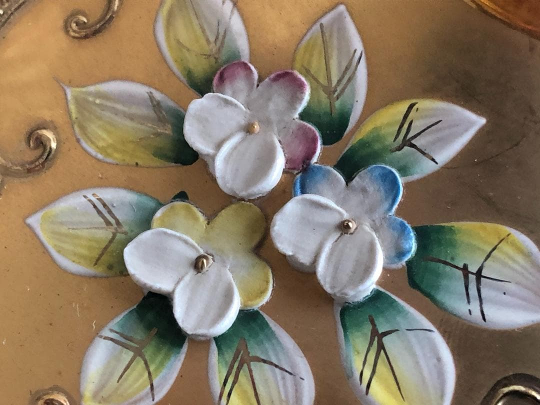 蓋つきチュリーン ☆ ボヘミアングラス ジャスミンコバルト