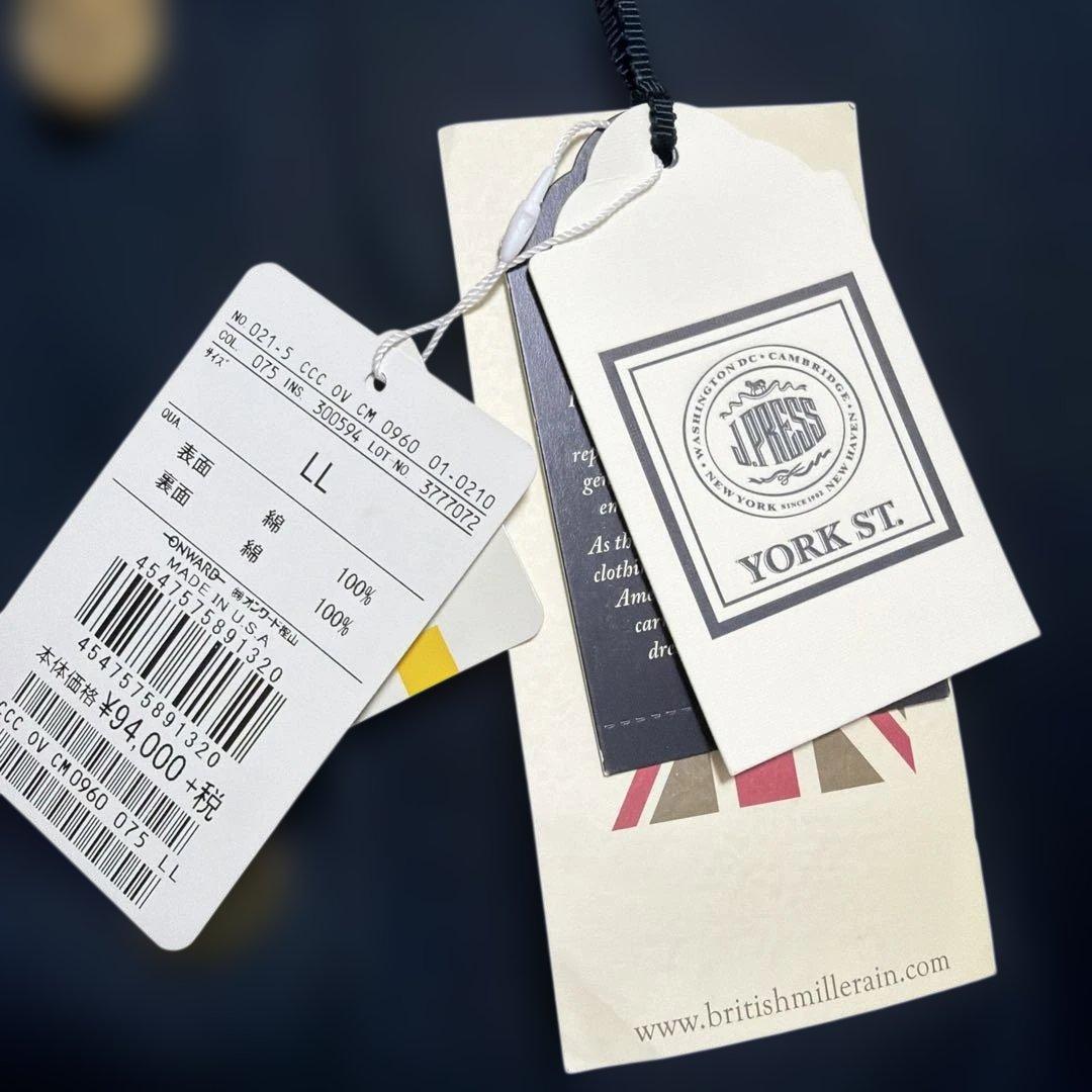 J.PRESS York St. ネイビー トレンチコート XL