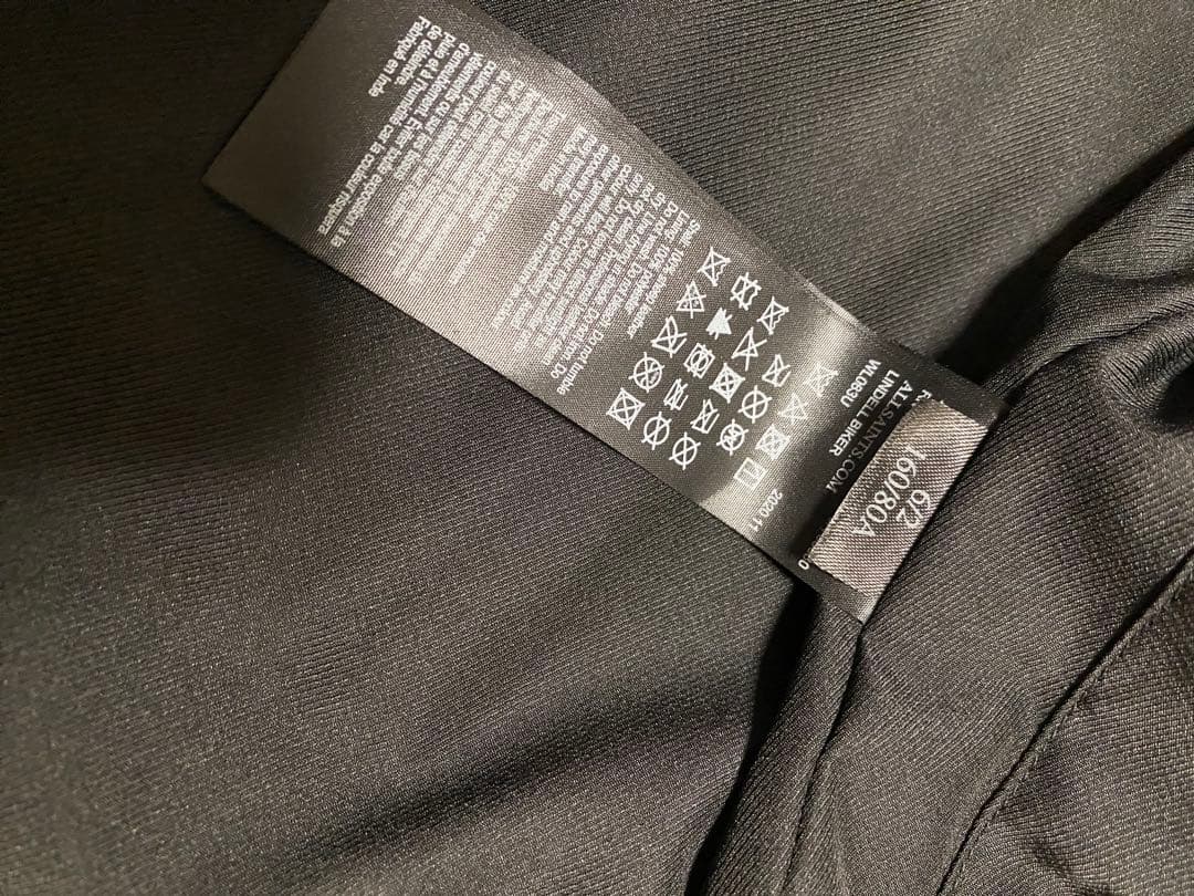 セール！ALLSAINTS オールブラック バイカージャケット 未使用