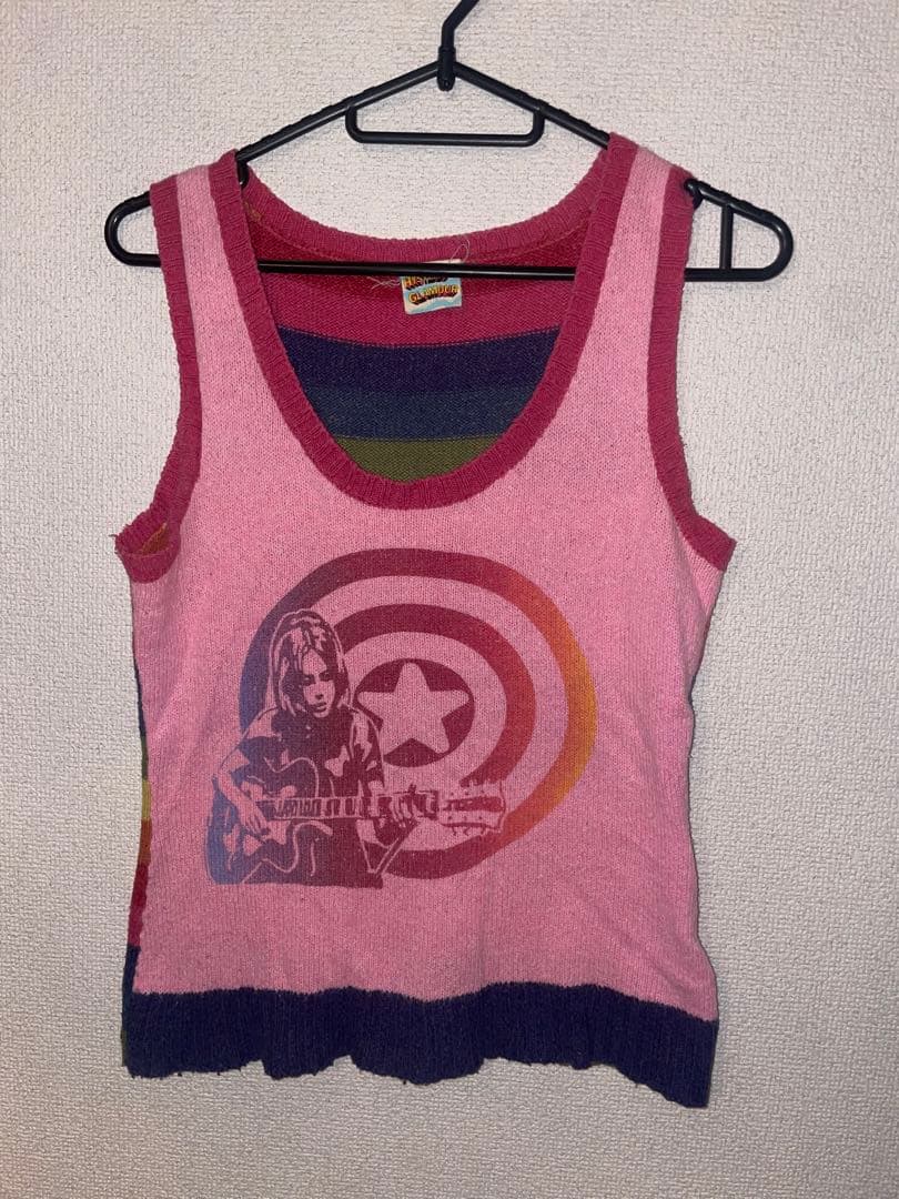 hystericglamour ニットベスト　タンクトップ　90s　itimi