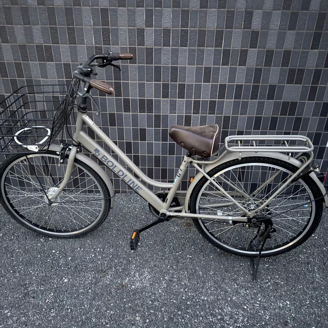 ボールドライン-O 26インチ 6段変　マットダークグレー