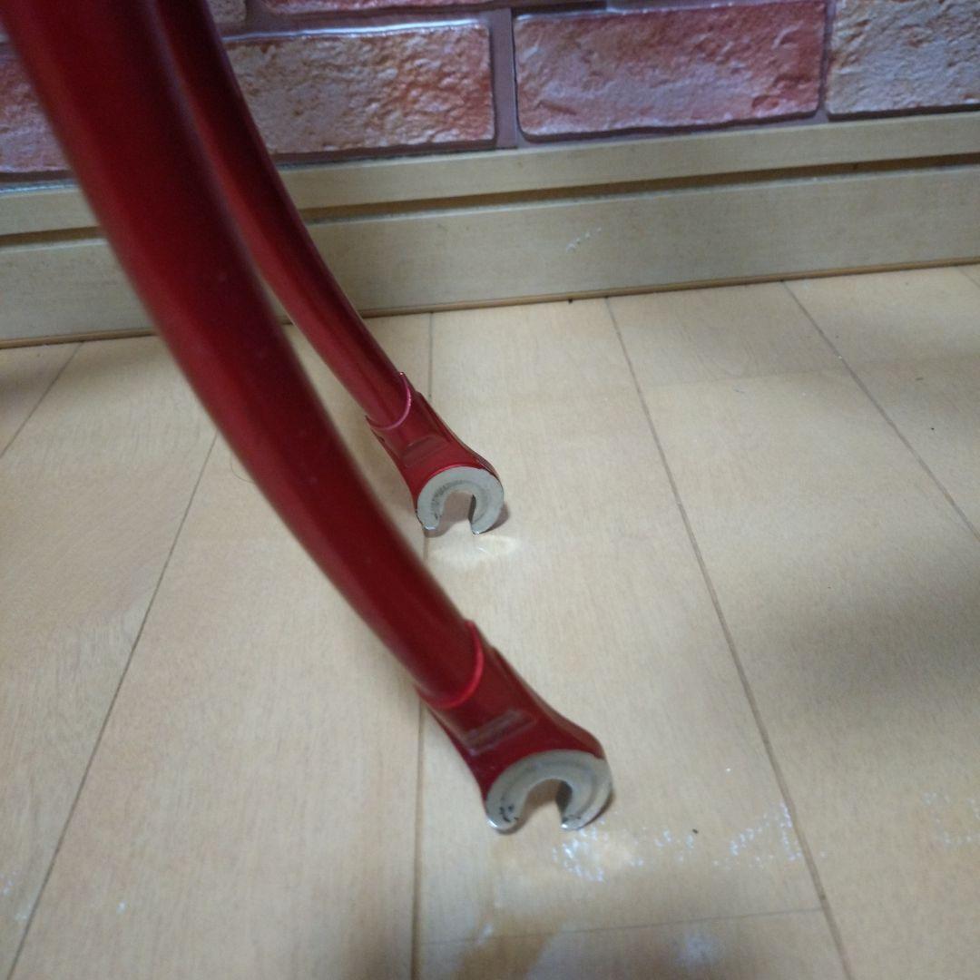 大きめ！競輪NJS認定　Panasonic ピストフレーム レッド