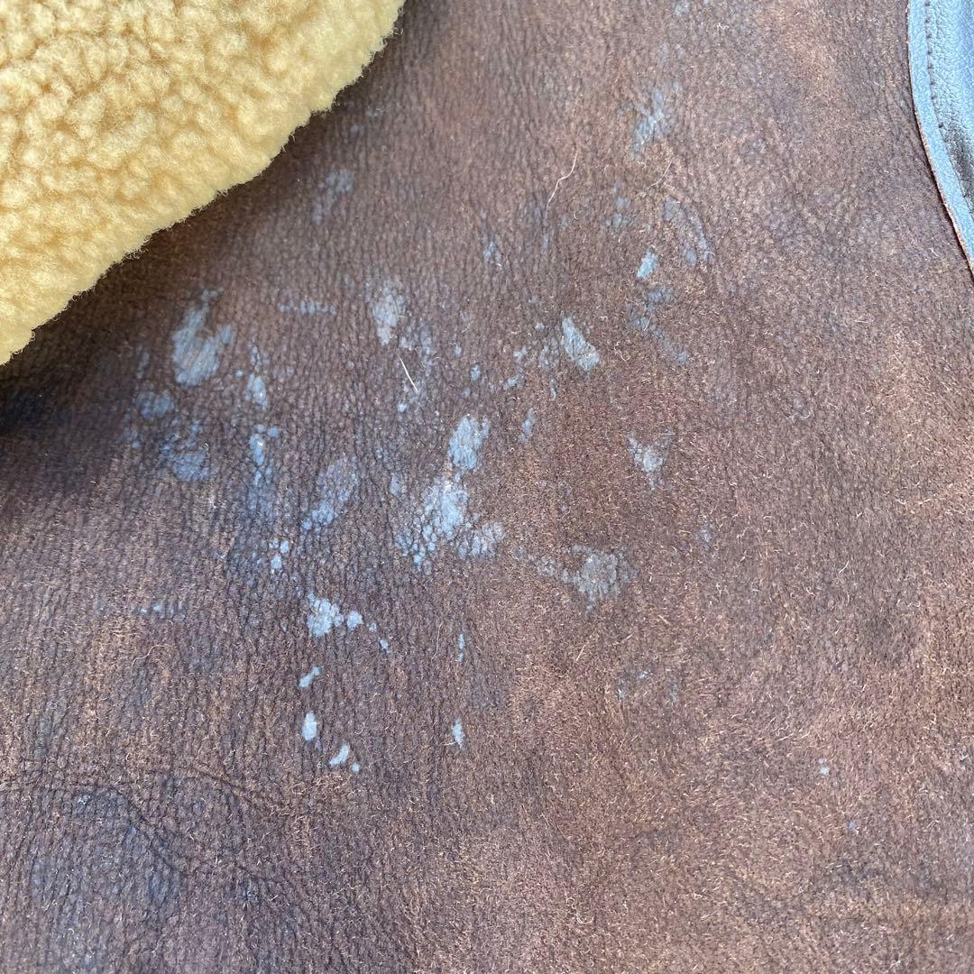 希少　美品　アヴィレックス B-7 ムートン アラスカンコート ヴィンテージ　茶