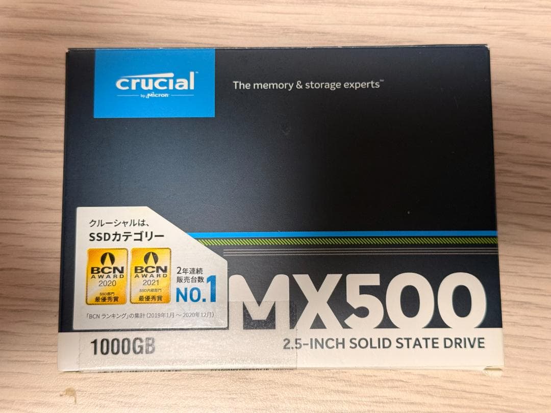 内蔵型SSD Crucial SSD 1000GB CT1000MX500SSD1