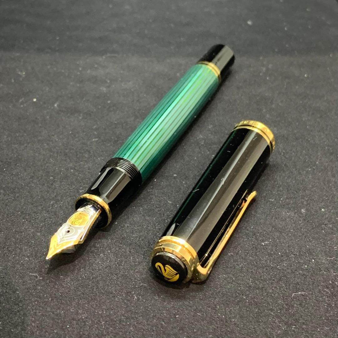 ペリカン万年筆 スベレーン M800 / F 旧緑縞
