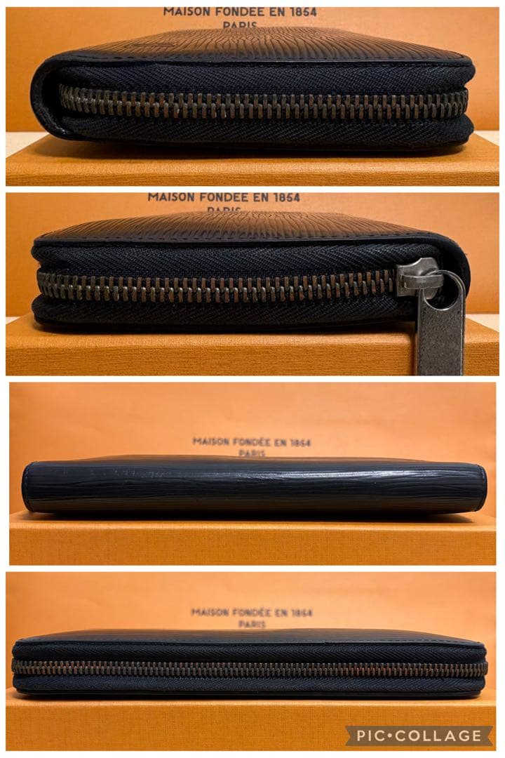 【極上美品】 ルイヴィトン エピ ジッピーウォレット オーガナイザー ノワール