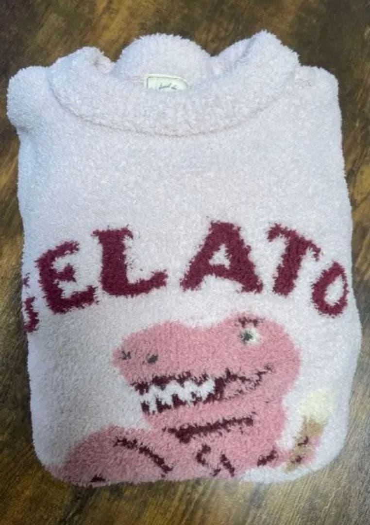 gelato pique ジェラートピケ ダイナソーワンピース 完売品 ピンク