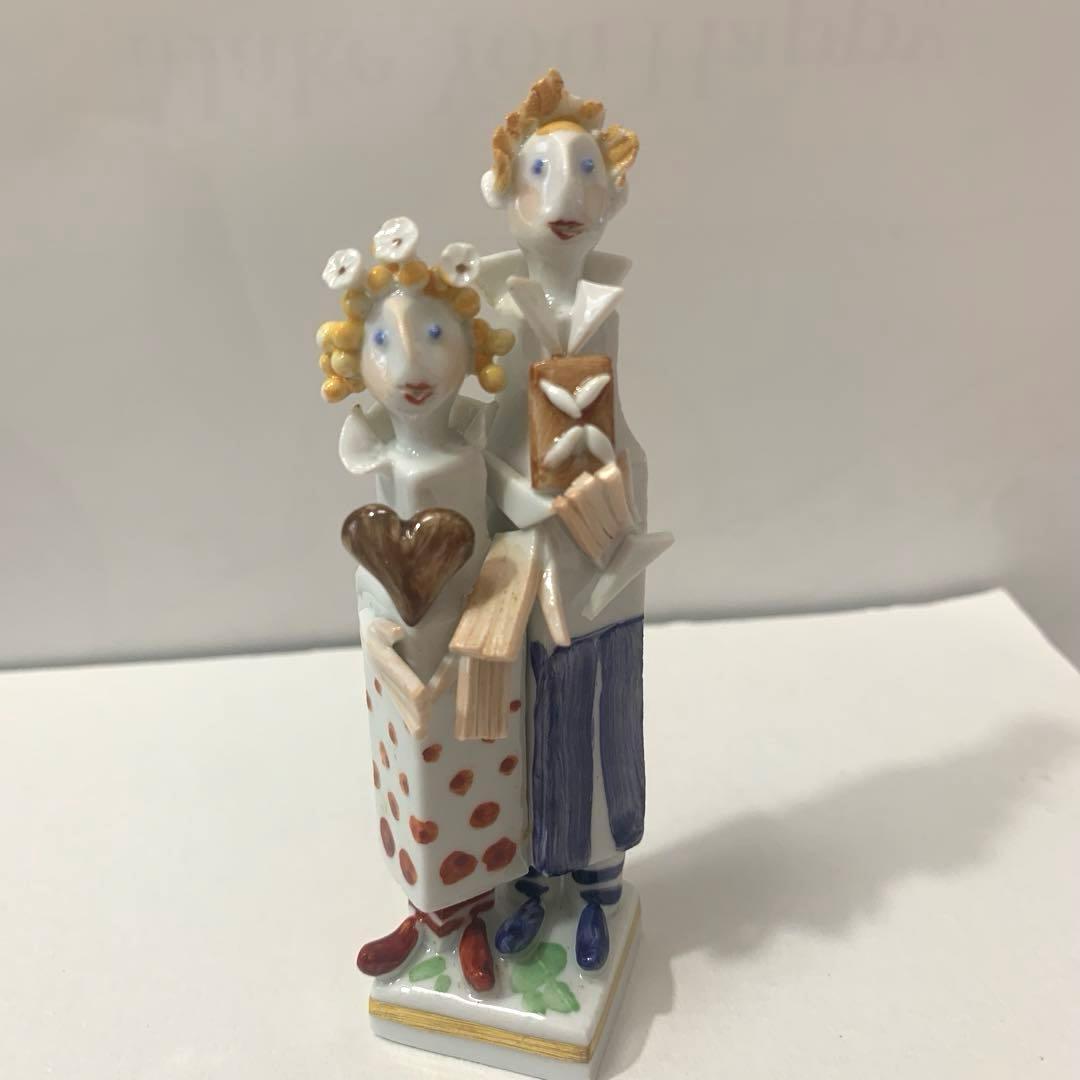 マイセン 手捻り人形ヘンゼルとグレーテル