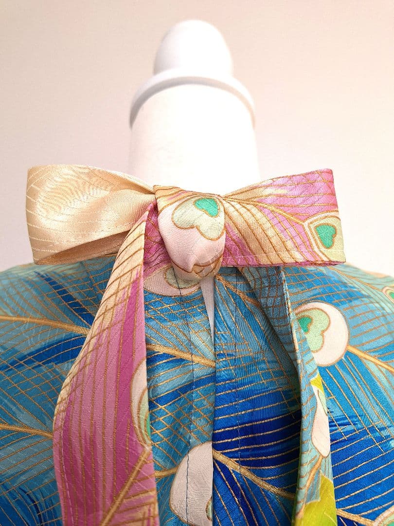 着物リメイクワンピース3606