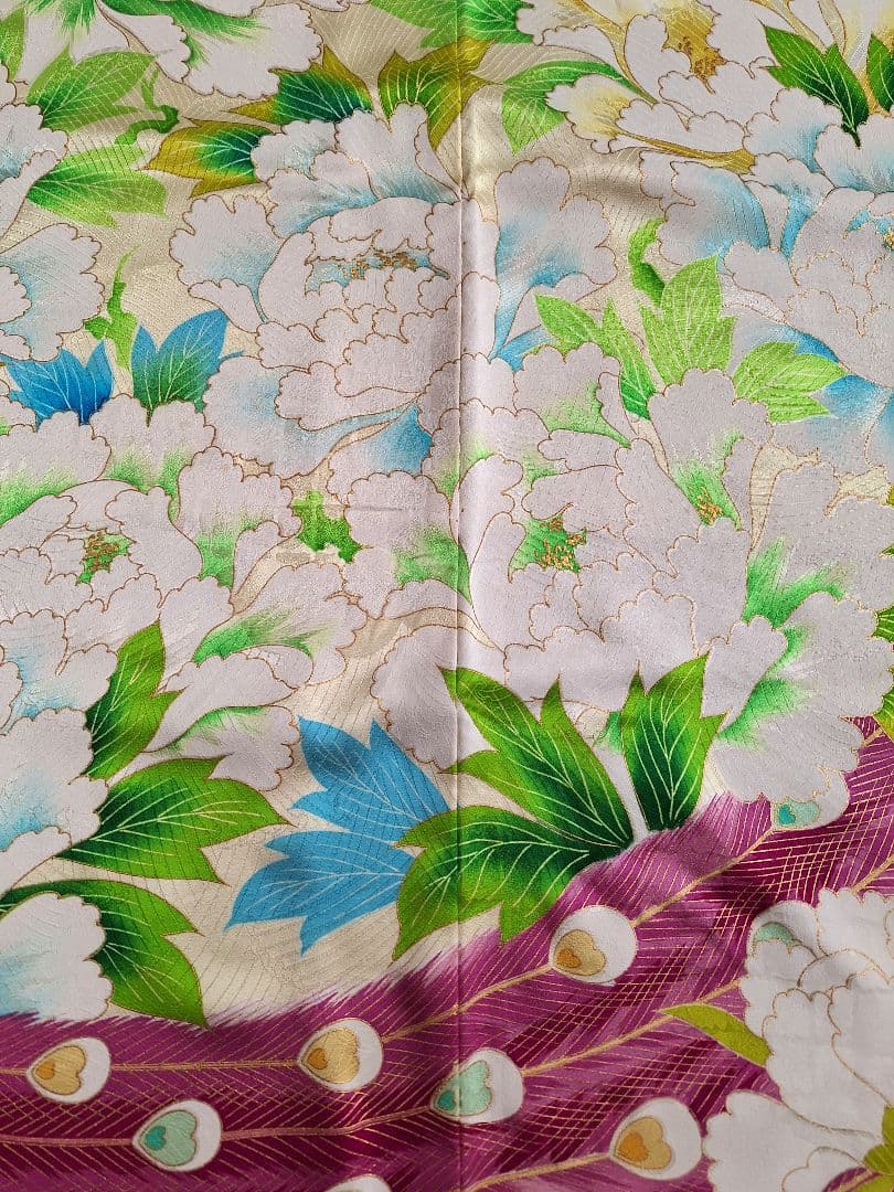 着物リメイクワンピース3606