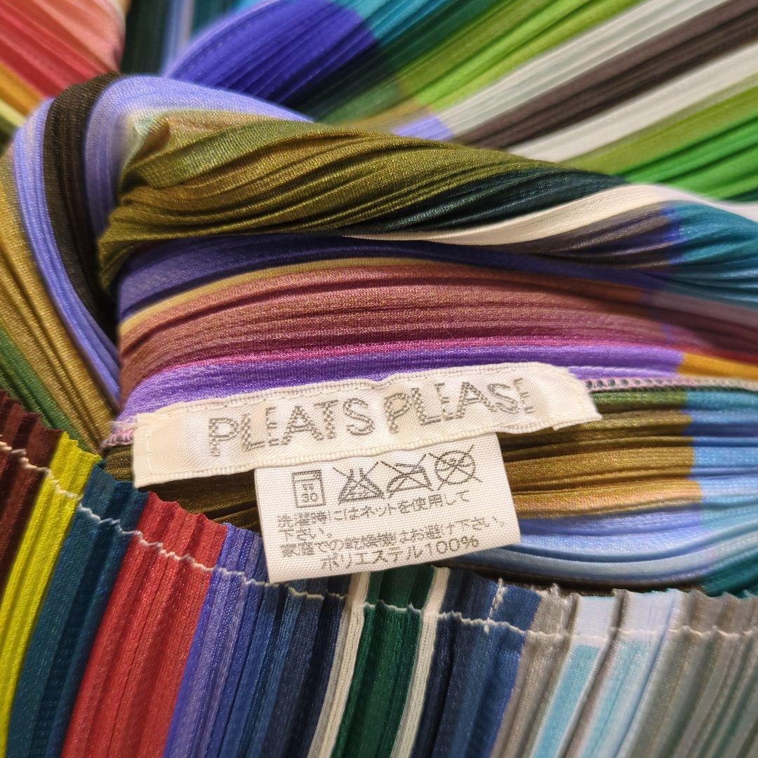 【美品】PLEATS PLEASE ノースリーブブラウス リボン　サイズ3