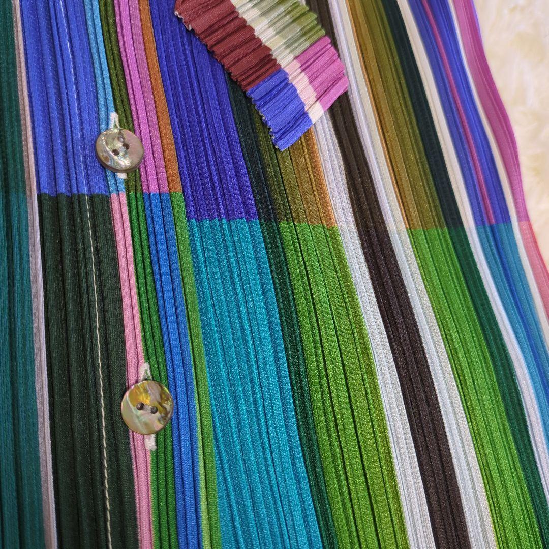 【美品】PLEATS PLEASE ノースリーブブラウス リボン　サイズ3