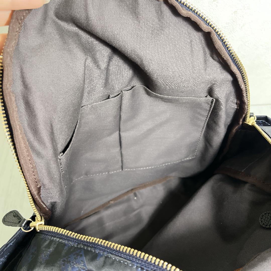 【美品】russet バックパック 2way ネイビー