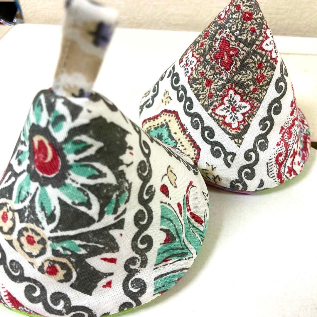 三角鍋つかみ ソレイアード 鍋つかみ ハンドメイド 1101