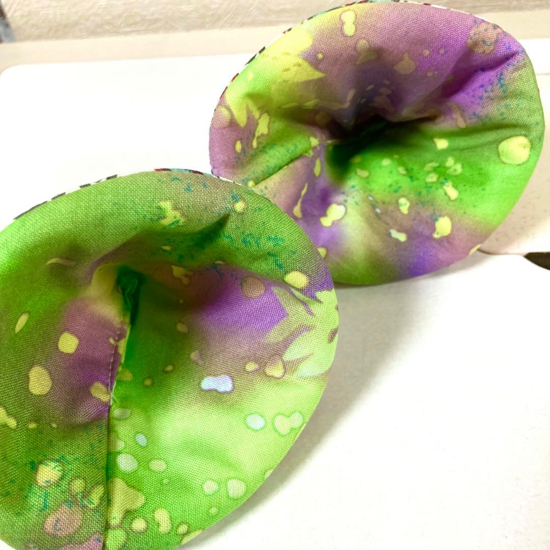 三角鍋つかみ ソレイアード 鍋つかみ ハンドメイド 1101