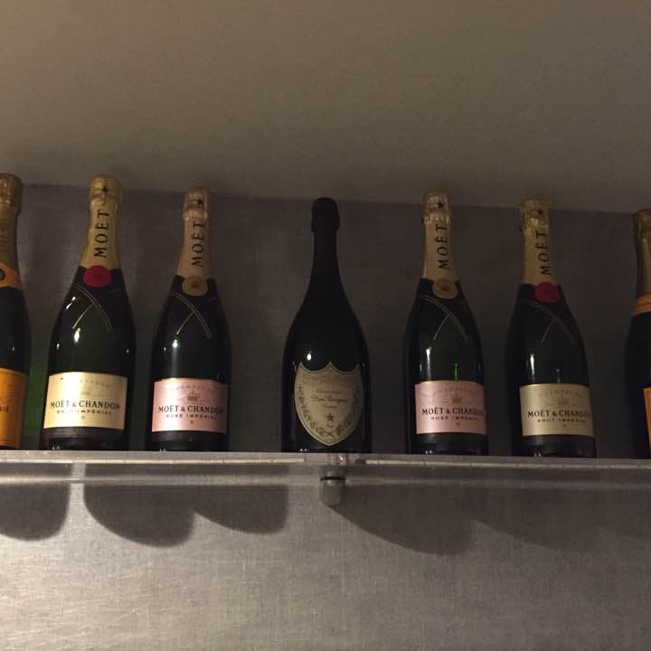 ドンペリ、モエ白、モエロゼ、ブーブイエロー空き瓶