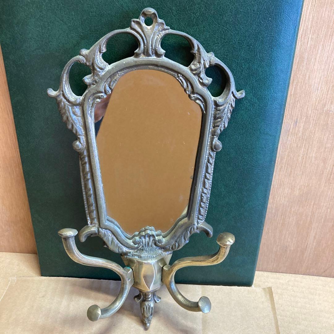 アンティーク　レトロ　壁掛け鏡