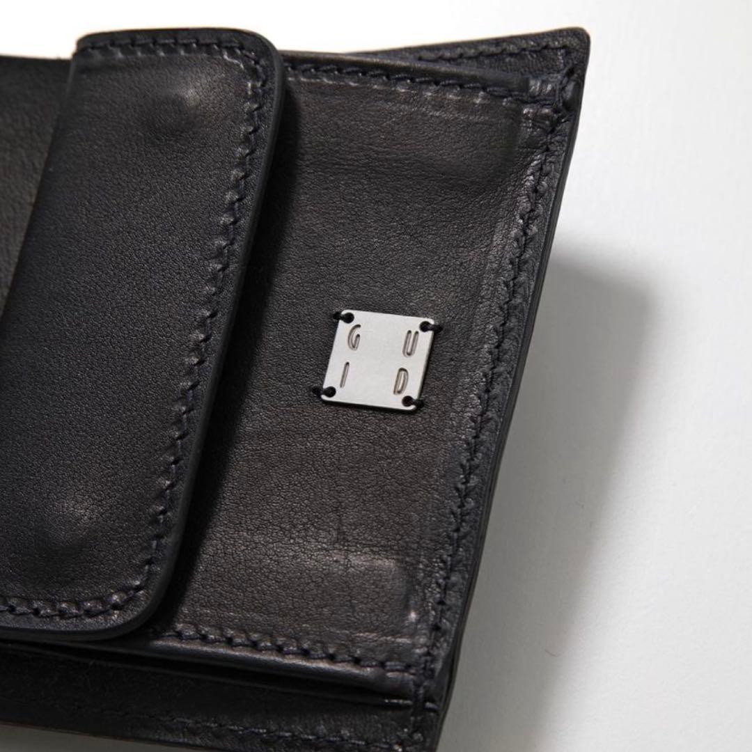 GUIDI 二つ折り財布 PRESSED KANGAROO カンガルーレザー