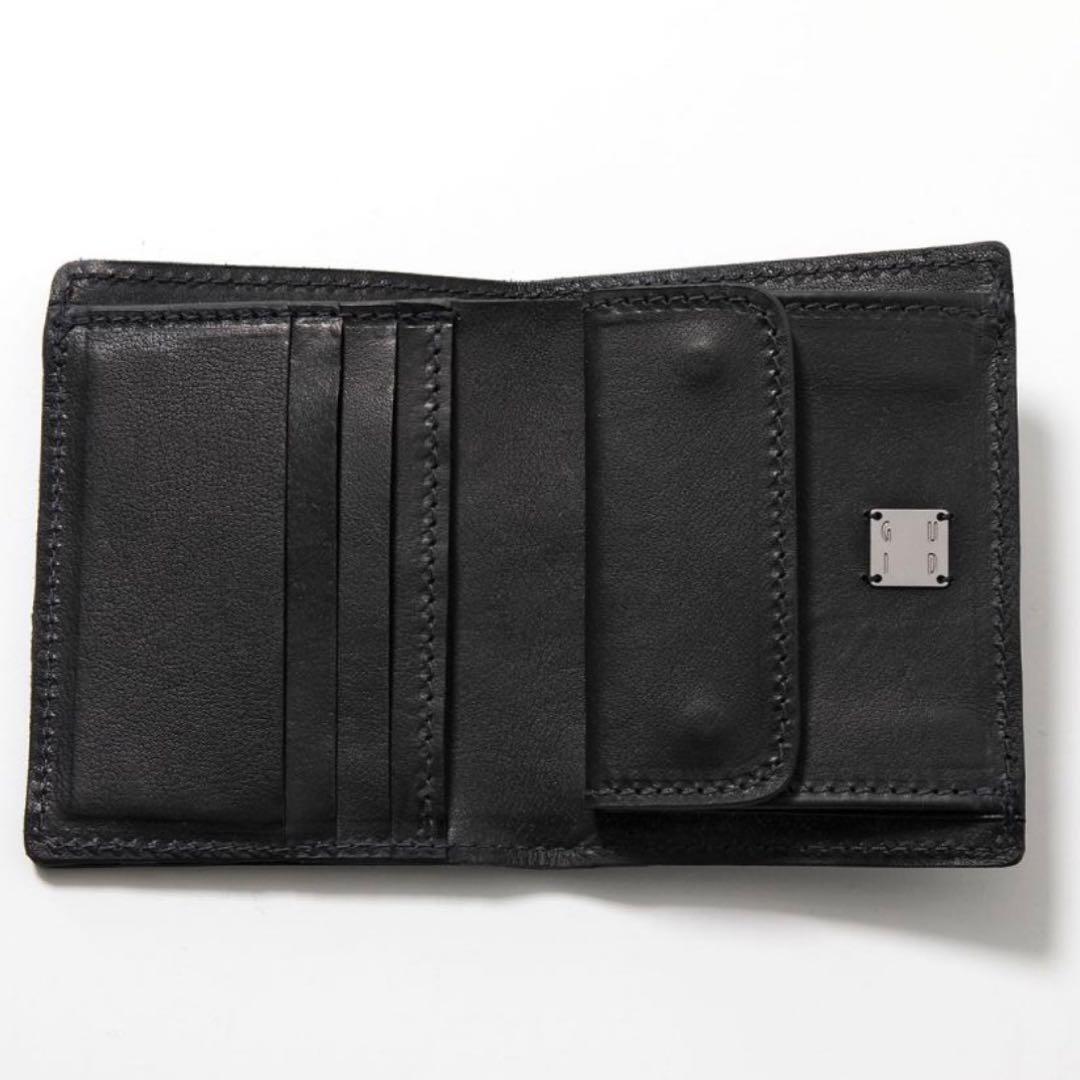GUIDI 二つ折り財布 PRESSED KANGAROO カンガルーレザー