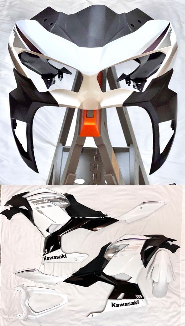 ニンジャninja400 23年モデル カウルセット ホワイト