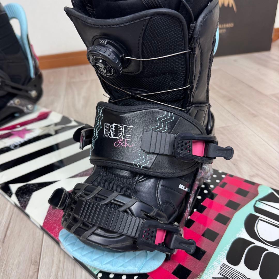 RIDE スノーボード 138cm 即乗りレディースセット