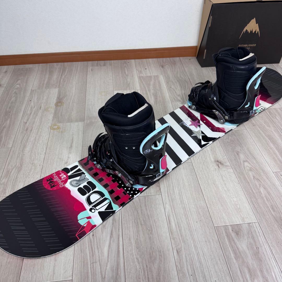RIDE スノーボード 138cm 即乗りレディースセット