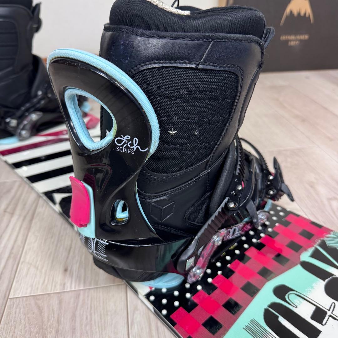 RIDE スノーボード 138cm 即乗りレディースセット