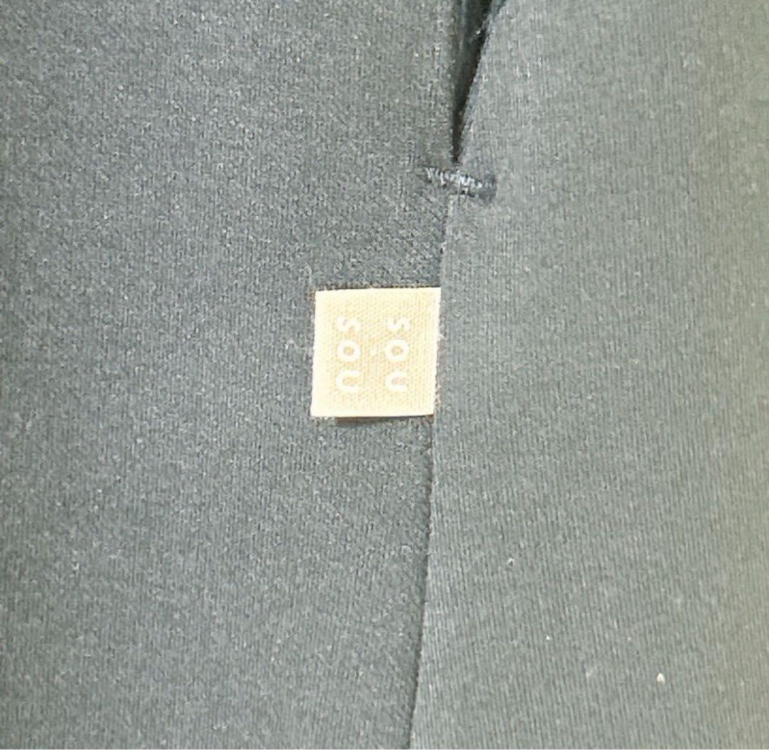 【新品 未使用】タグ付き ソウソウsou sou ワンピース ミモレ丈 ネイビー