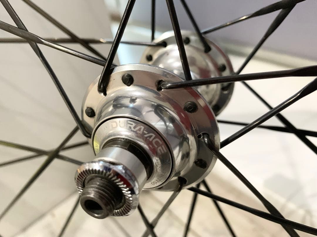 ◆重量タイヤ込1.1kg激軽【カーボンホイール】DURAACEバブ！チューブラー