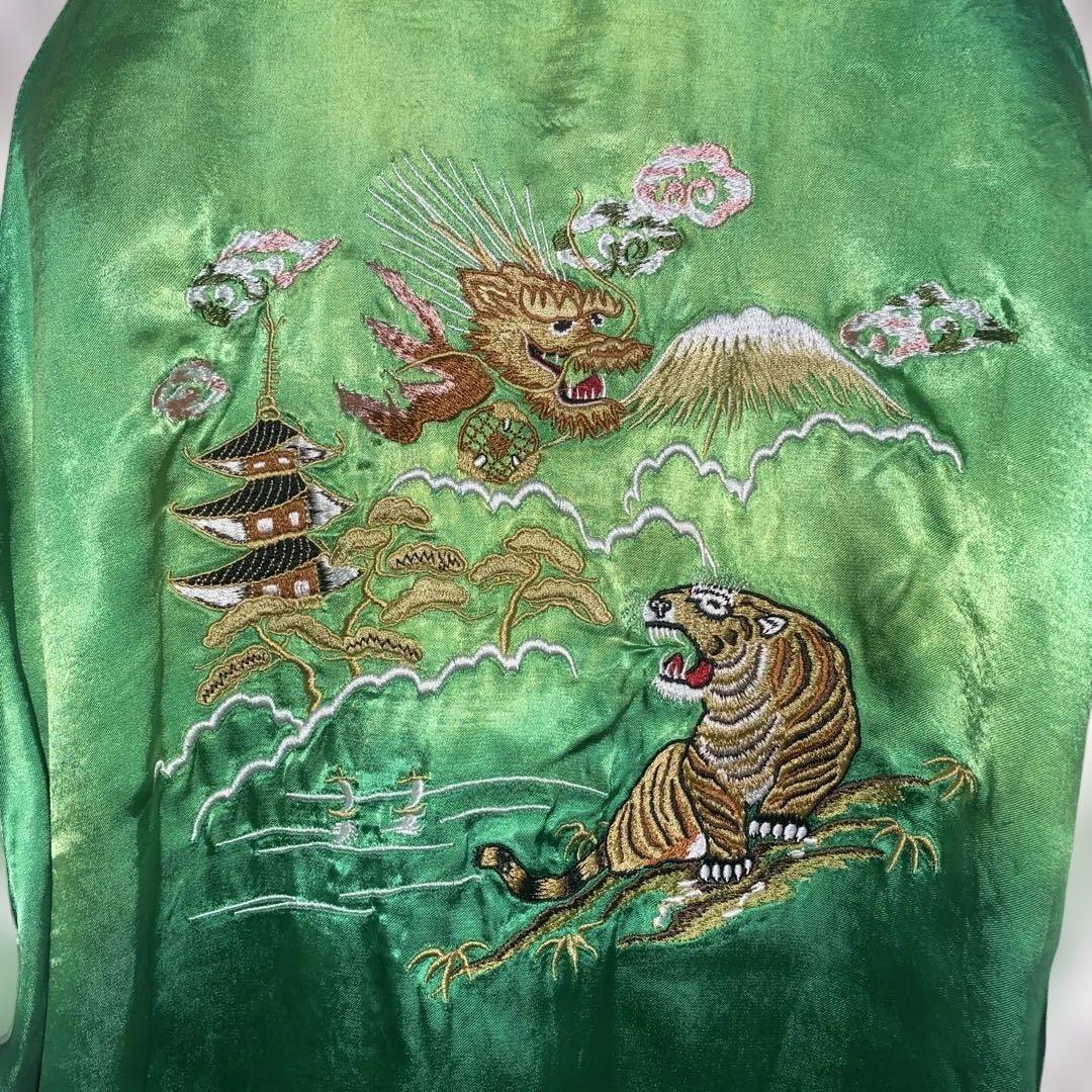 バ*ん様 【希少サイズ】ショット Schott レーヨン エイジング スカジャン