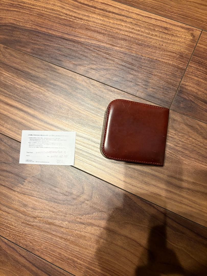 7sense 二つ折財布　コードバン　カラー2