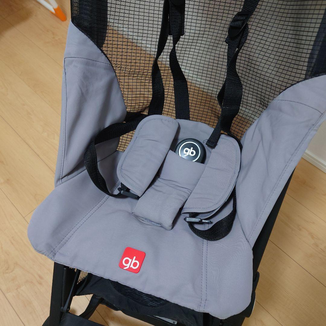 【ポキットエア】 POCKIT 折りたたみベビーカー グレー