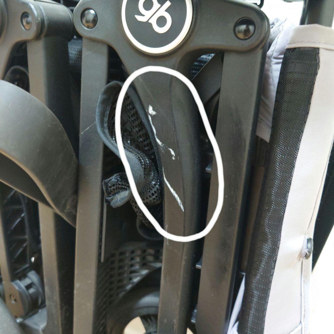 【ポキットエア】 POCKIT 折りたたみベビーカー グレー