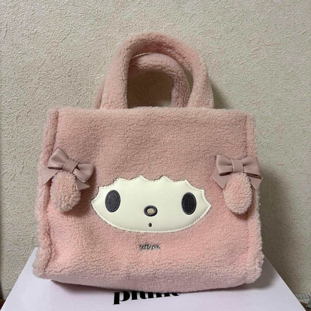 pium マイスウィートピアノ ボアミニトートバッグ