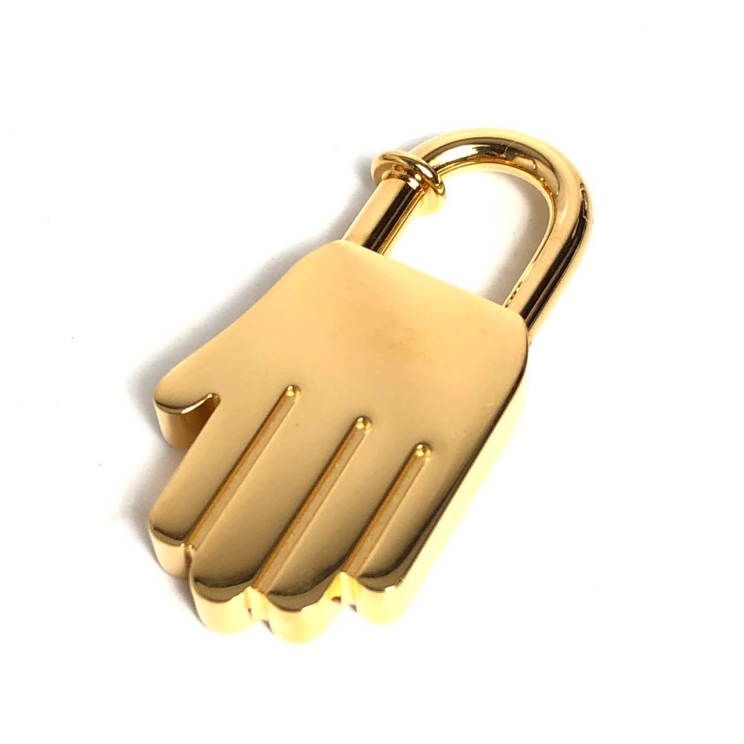 【良品】HERMES エルメス カデナ 2002年 ハンド 手 ゴールドカラー