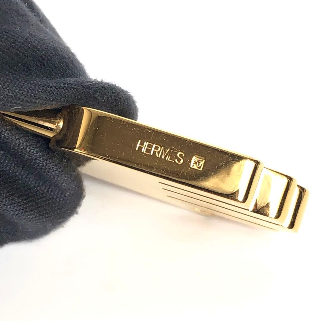 【良品】HERMES エルメス カデナ 2002年 ハンド 手 ゴールドカラー