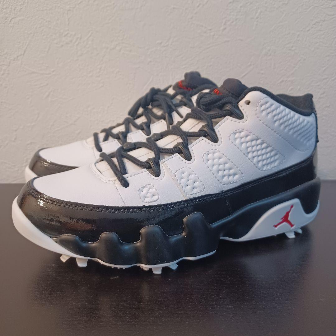 新品未使用 23.5cm ナイキ エアジョーダン9 ゴルフ ホワイト/ブラック