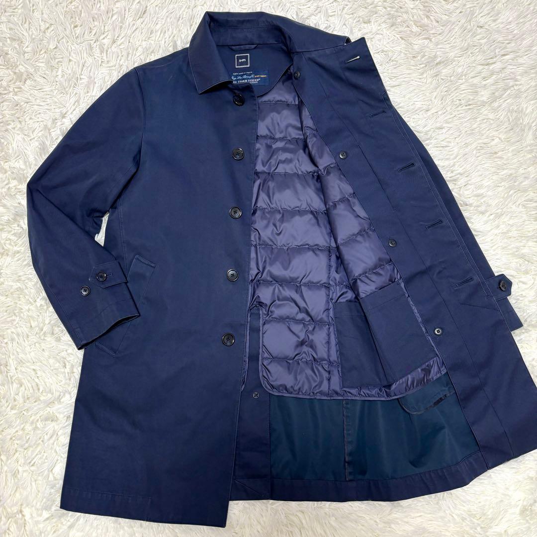 ロロピアーナ キルティングライナー付 シップス ダウンジャケット 極暖