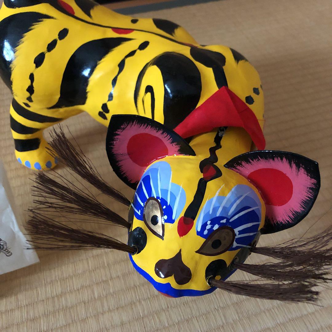 【お正月飾り】出雲の郷土玩具 張子虎　高橋孝市作　出雲大社(^^)