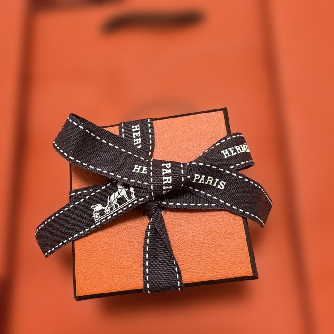 【新品未使用】エルメス　シェーヌダンクル　スカーフリング　ゴールド