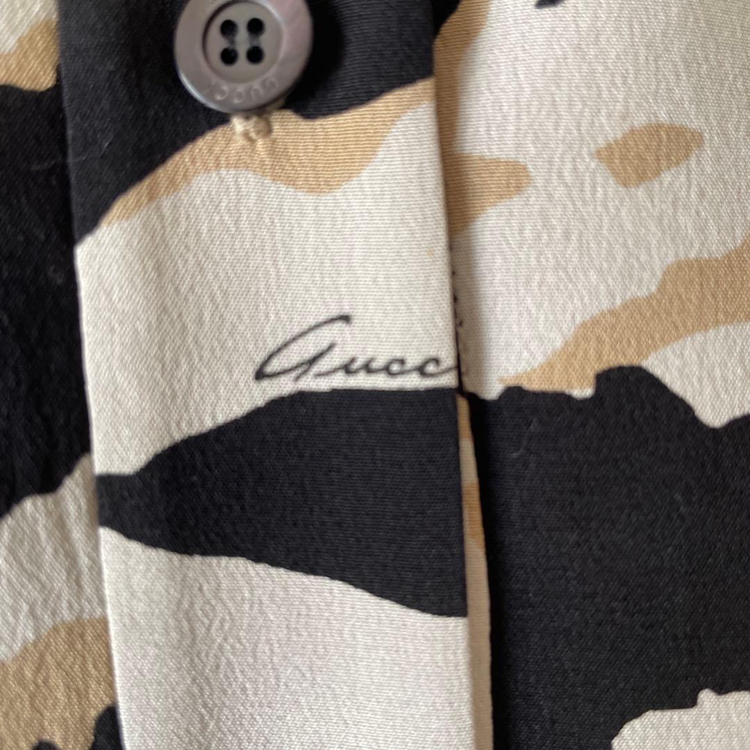 【美品】グッチ GUCCI オールシルク素材 ワンピース