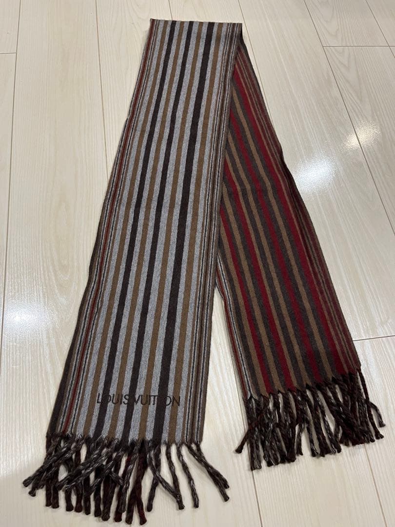 LOUIS VUITTON ストライプマフラー
