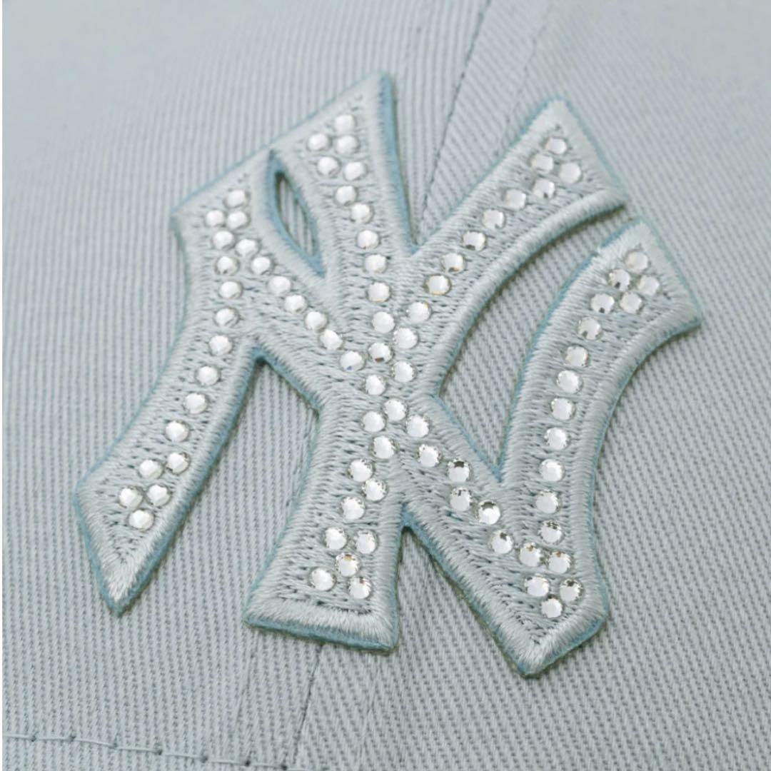 ニューエラ 9FORTY Rhinestone ヤンキース ペールブルー