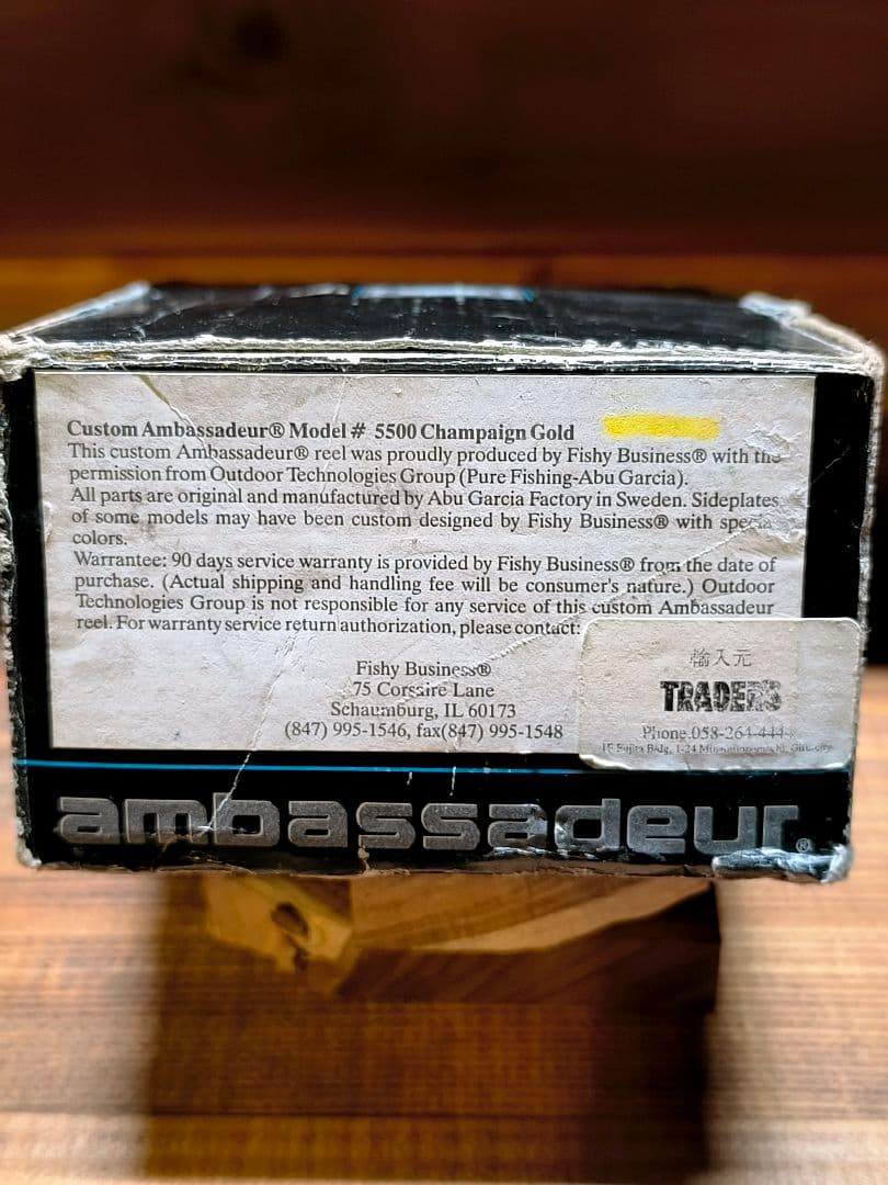 アブ アンバサダー 5500 サイモンシモムラ シャンパンゴールド