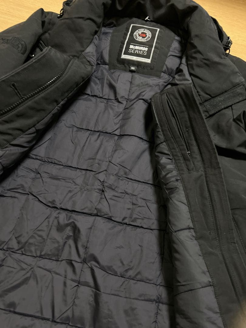 L ウィメンズ　McMurdo ブラックダウンジャケットノースフェイス